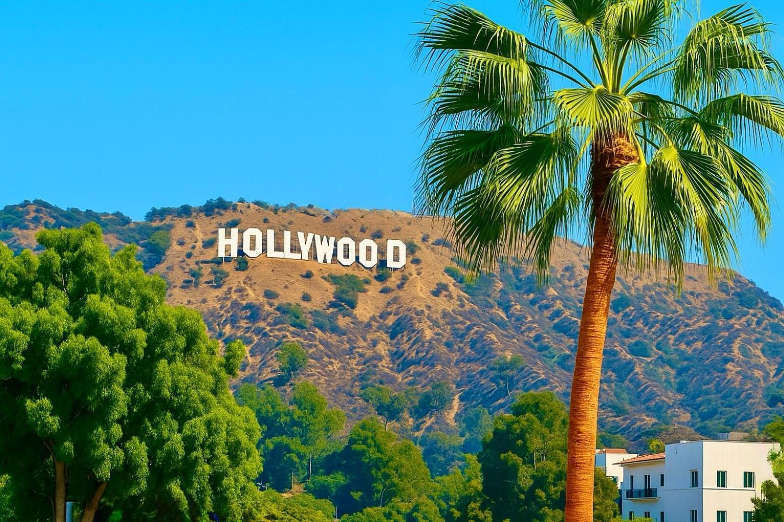 Hollywood Hills With Tree-top Views Outdoor Patio And Garden Los Angeles